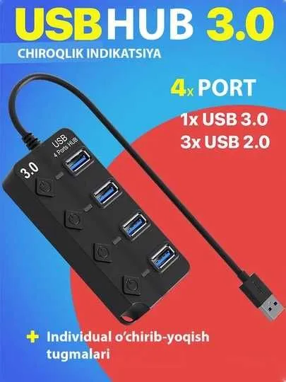 USB HUB 3.0 на 4 порта 2