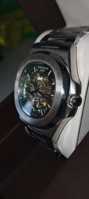 Механические часы Skeleton Patek Philippe Nautilus — фото 3