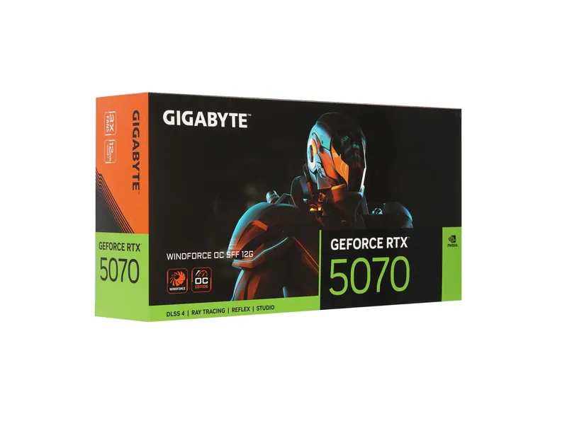 - Видеокарта Gigabyte RTX 5070 WINDFORCE OC 12GB (GV-N5070WF3OC-12GD) 4