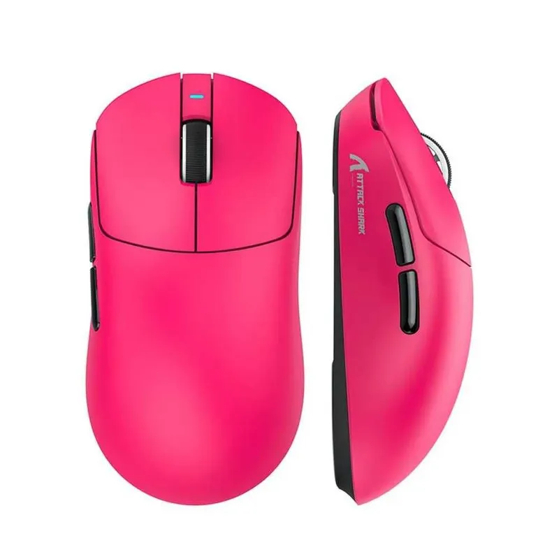 ; Мыщь ATTACK SHARK X8 SE Berry Red ; Мыщь ATTACK SHARK X8 SE Berry Red