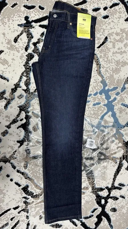 Джинсы Levi's 511 slim fit.38/32. — фото 5