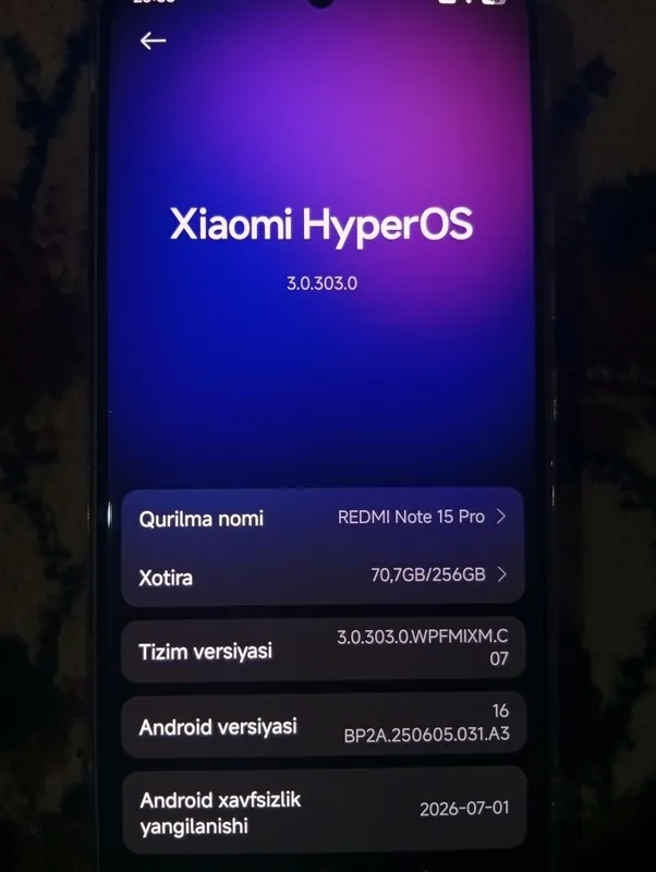 Redmi Note 15 Pro srochni 2 Redmi Note 15 Pro srochni 2