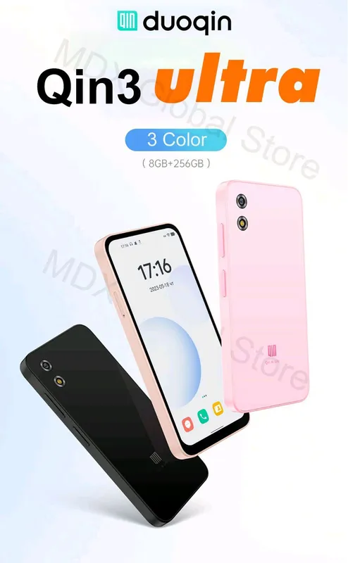 Duoqin Qin 3 ultra kompakt smartfon 1 Duoqin Qin 3 ultra kompakt smartfon 1