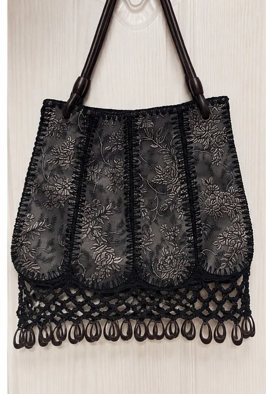 Vintage floral tote sumkasi