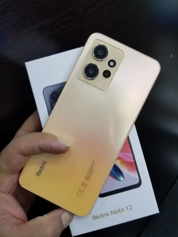 Redmi not 12 karopka 128g gold va qora — фото 3