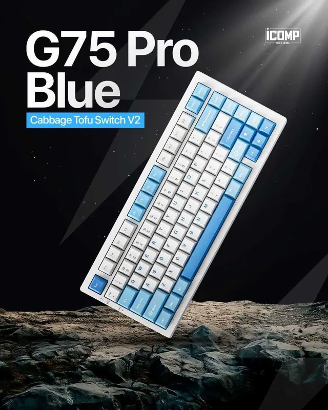 MCHOSE G75 Pro Blue mexanik klaviatura