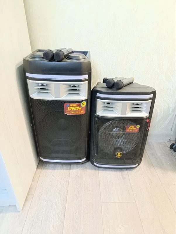 колонки и микрофоны