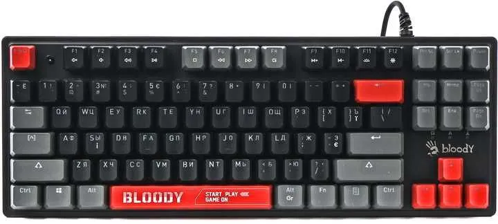Игровая клавиатура Bloody S310N Energy Red-White игровая клавиатура+/ — фото 3