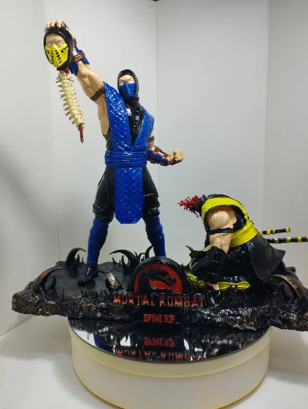 Диорама Mortal Kombat "Sub-Zero VS Scorpion" — фото 1