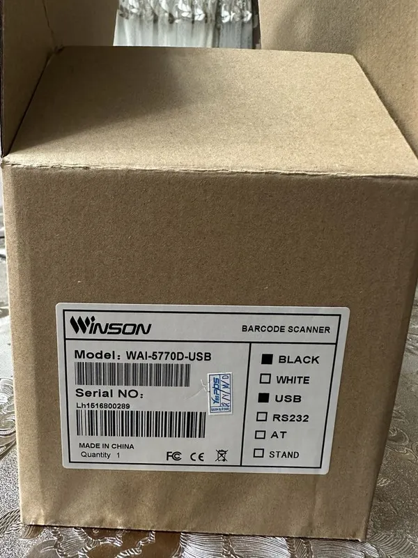 Новый 2D сканер штрих-кодов Winson WAI-5770D-USB — фото 1