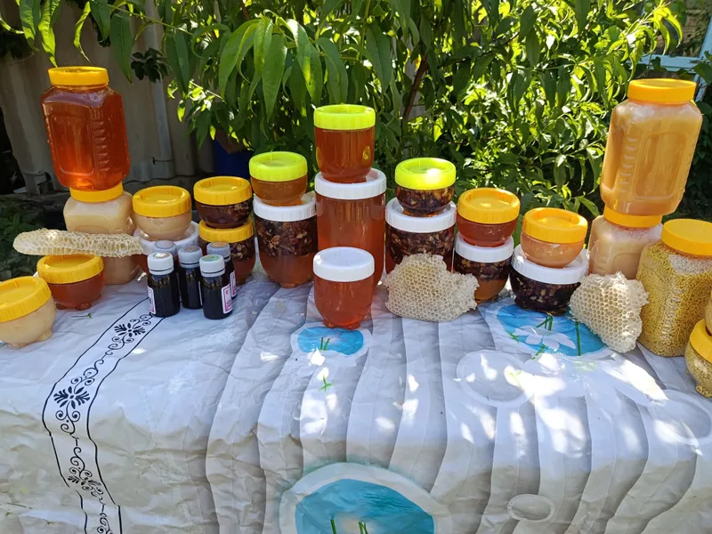 Продаю чистый натуральный мёд+орехи,пыльцу,прополис+настойка.