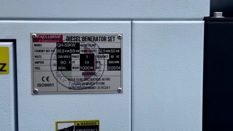 50 kw dizel generator Exclusive — фото 1