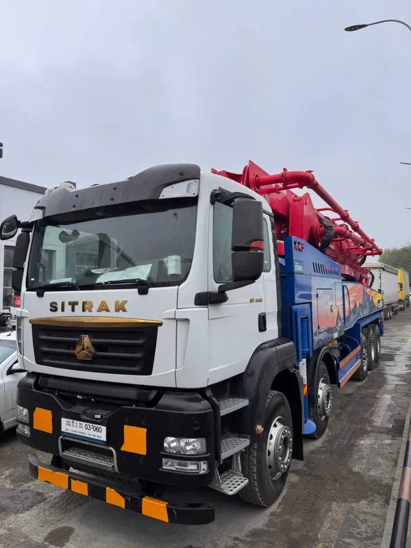 Автобетононасос KCP 60 метров на шасси HOWO SITRAK 10х4 CIP TASHKENT — фото 1