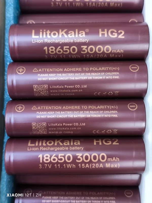 Высокотоковые 18650 LiitoKala HG2 2 Высокотоковые 18650 LiitoKala HG2 2