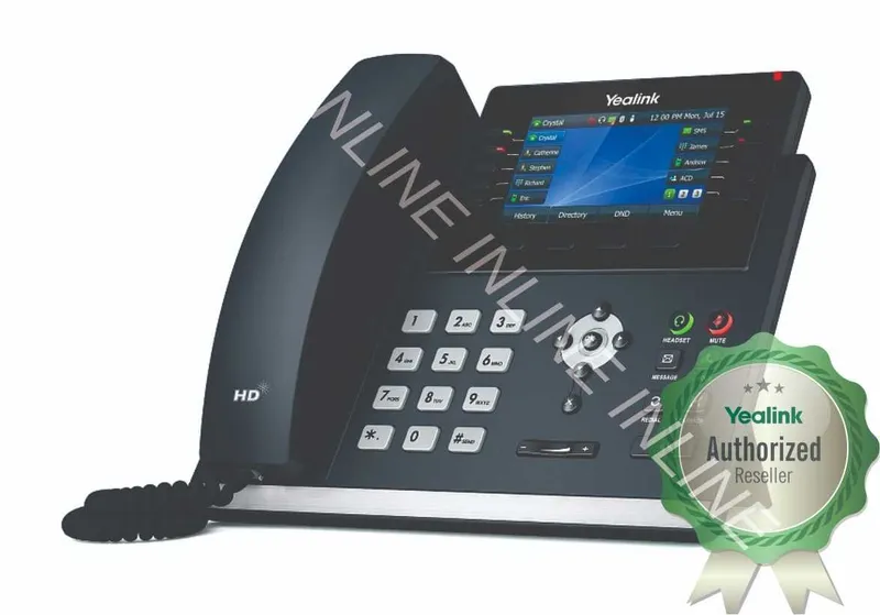 IP телефон Yealink SIP-T46U (форма оплаты-любая, гарантия 1 год)