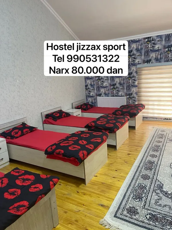 Hostel sport. Er va xotinga joy yuq!