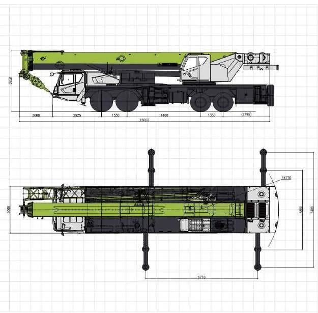 Zoomlion ZTC1000VS562 avtokrani 100tonn 6seksiya Cip Tashkent — фото 2