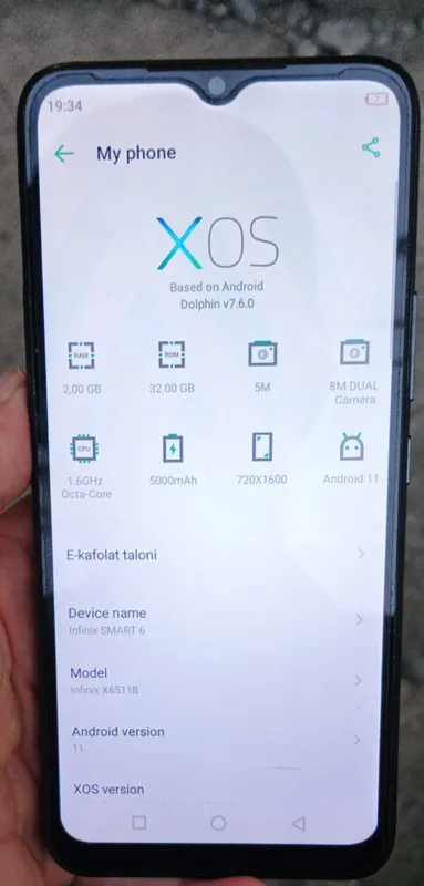 Infinix Smart 6 Android 3