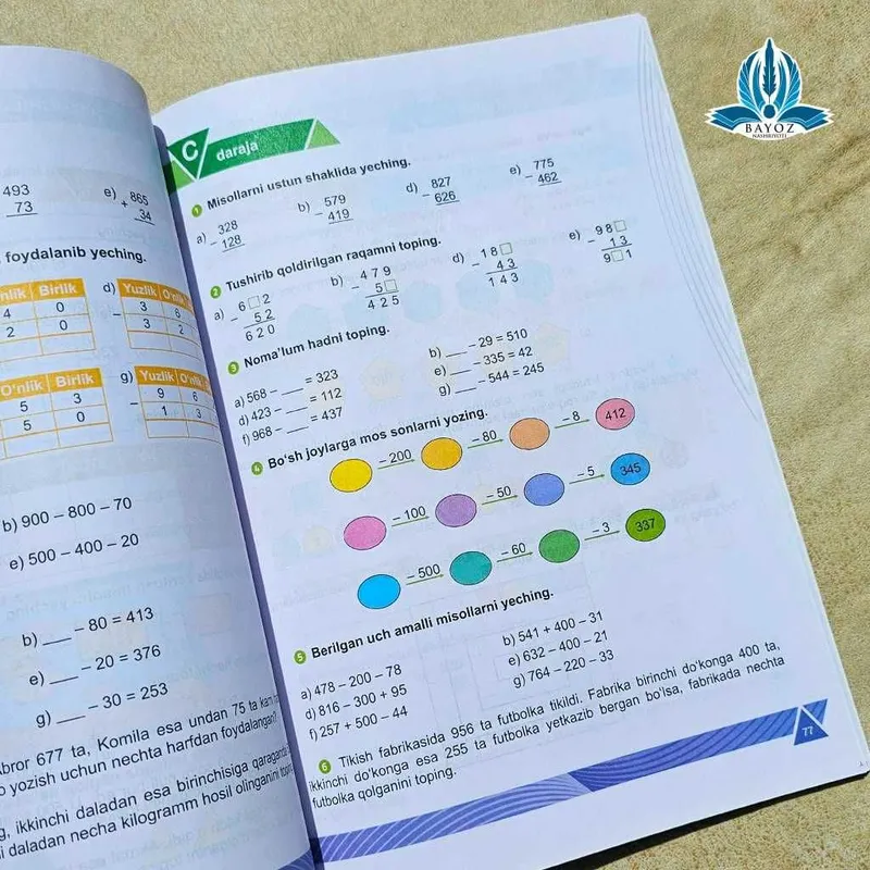 Matematikani oson o'rganing 2-sinflar uchun. 2 Matematikani oson o'rganing 2-sinflar uchun. 2