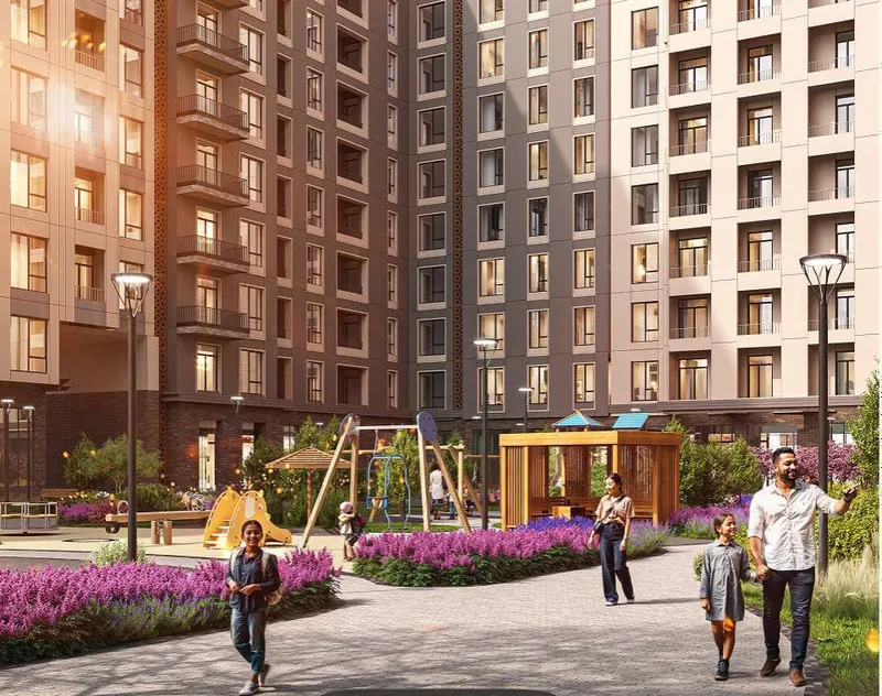 Новостройка Мирабад , 1 комнатная,Meros,  Ипотека — фото 4