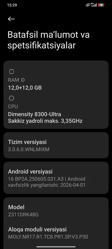 poco x6 pro 12.512 xotirasi 8 poco x6 pro 12.512 xotirasi 8