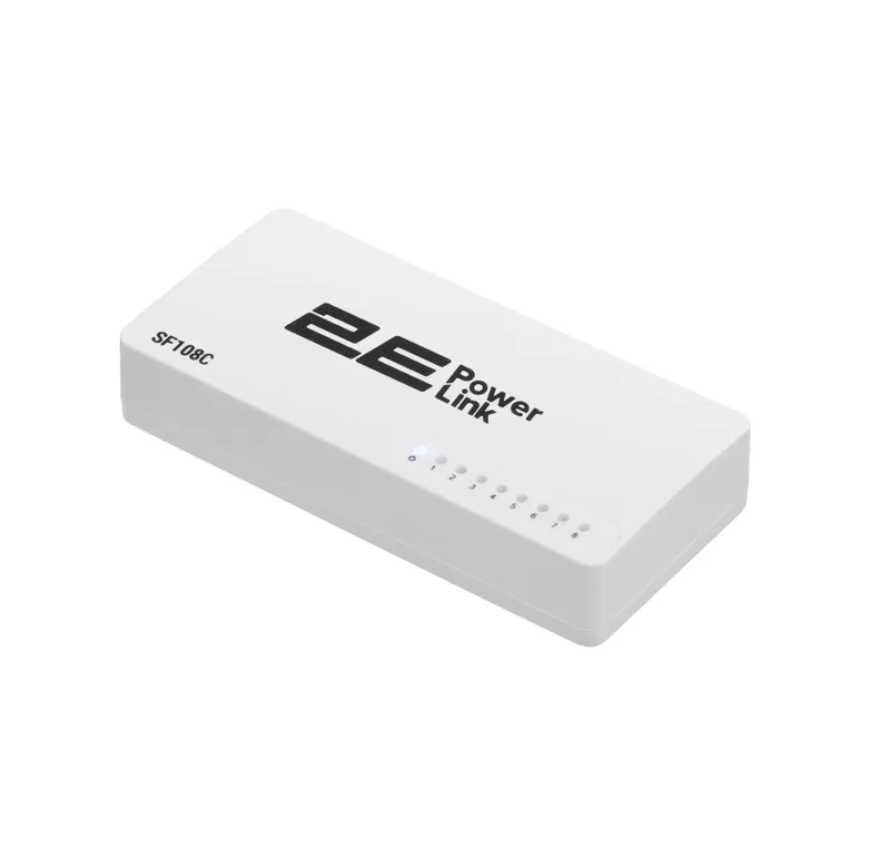 Aksiya 2E PowerLink SF108C 8xFE kommutatori, boshqarilmaydigan, ish stoli uchun 2 Aksiya 2E PowerLink SF108C 8xFE kommutatori, boshqarilmaydigan, ish stoli uchun 2