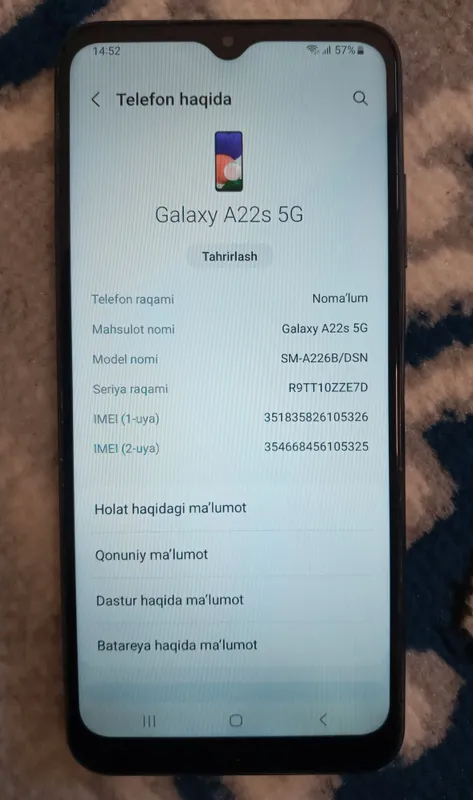 Samsung Galaxy A22 5G — фото 6