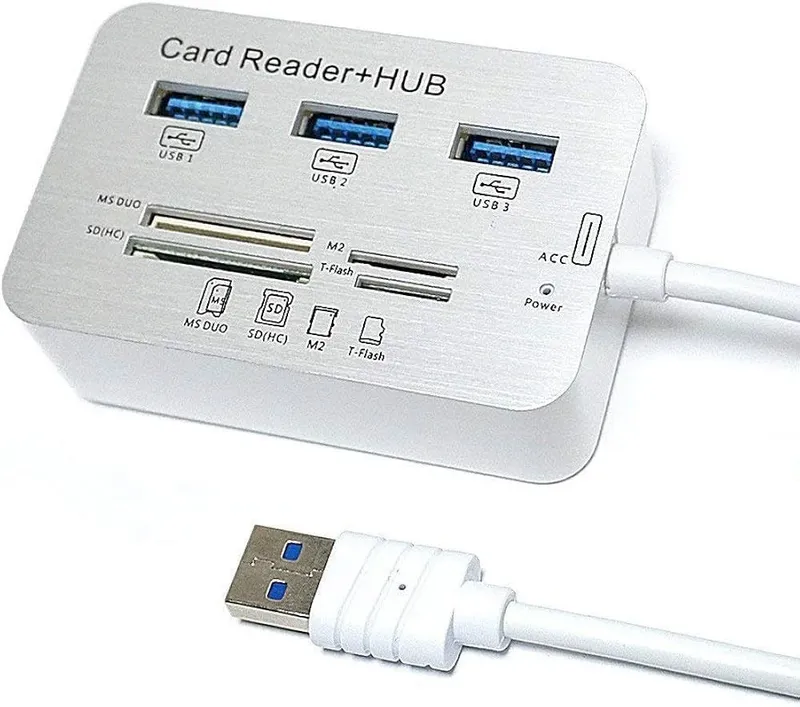 Hub 3.0/3.1 + Card Reader 100% новый и качественный. Светодиодный инди 3 Hub 3.0/3.1 + Card Reader 100% новый и качественный. Светодиодный инди 3