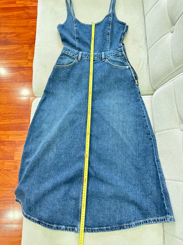Сарафан джинсовый ZARA — фото 2