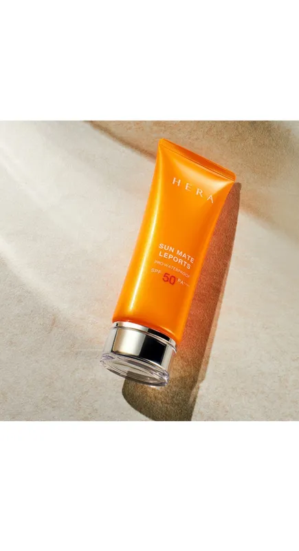 Водостойкий солнцезащитный крем Hera Sun Mate Leports Pro SPF50+ PA+++ — фото 1