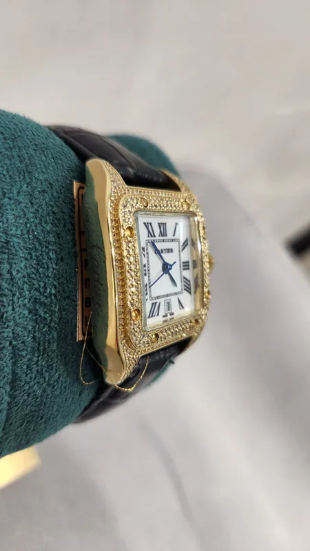 Золотые женские часы Cartier — фото 2