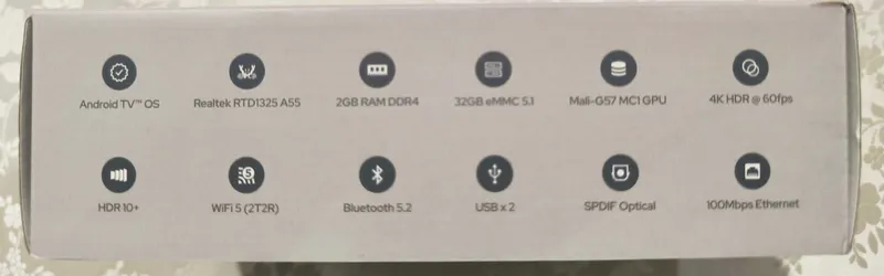 RockTek GT1 Android TvBox, новый — фото 2