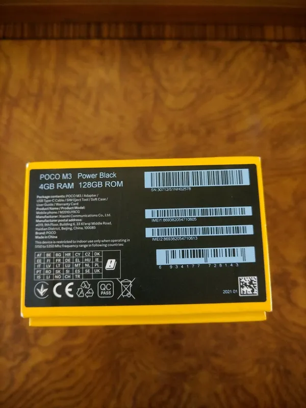 Poco M3 4/128 GB 2