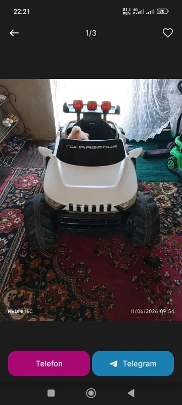 Bolalar uchun elektron moshincha