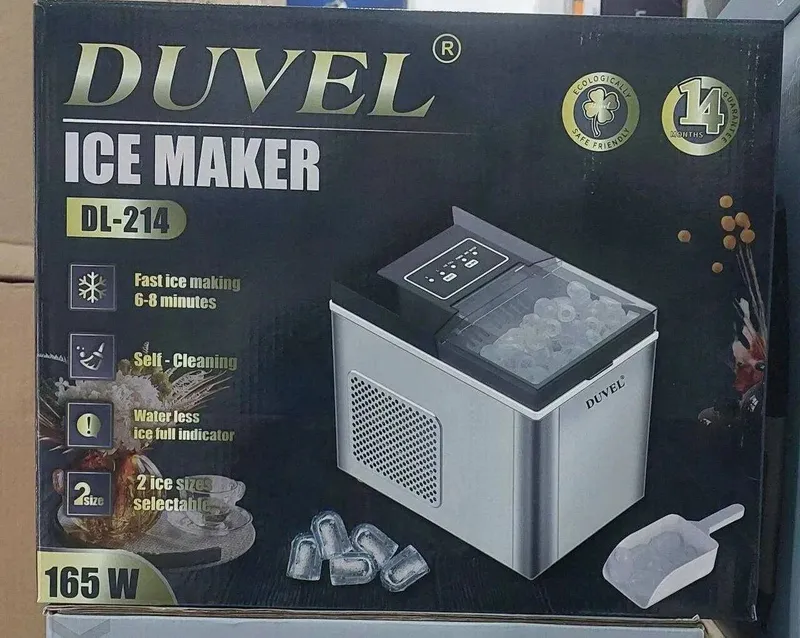 Льдогенератор Duvel DL-214, 7 штук льда-пули,