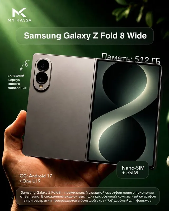 Samsung Galaxy Z Fold 8 Wide • Dastavka • New Samsung Galaxy Z Fold 8 Wide • Dastavka • New