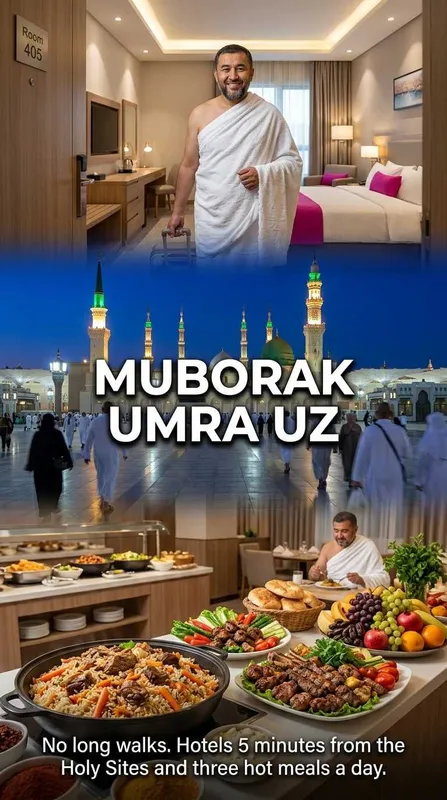 Centrum Holidays Умра Chilonzor To'g'ri Reys Muborak Umra Tur Paket 5