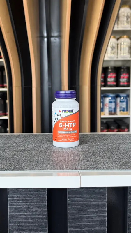 Now Double Strength 5-HTP 200 mg 60 capsules.