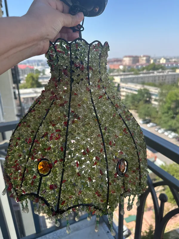 Уникальный винтажный абажур ручной работы 1 Уникальный винтажный абажур ручной работы 1