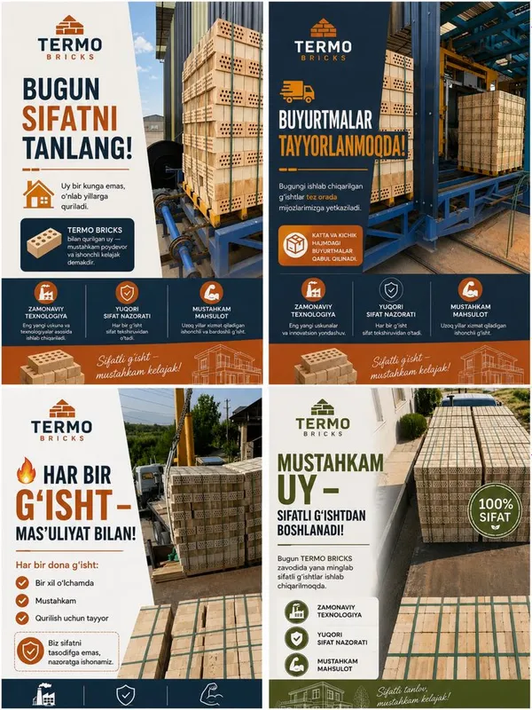 M125 Markali Termo bricks G’ishtlari 1