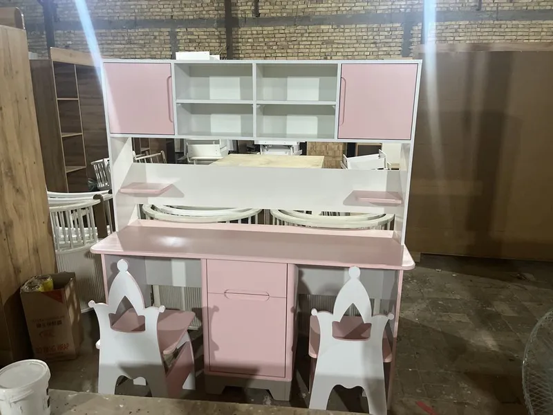 Ikki kishilik parta stol 100%MDF 1 Ikki kishilik parta stol 100%MDF 1