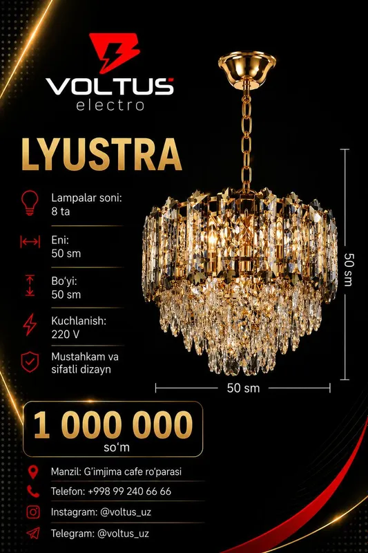 Zamonaviy lyustra
