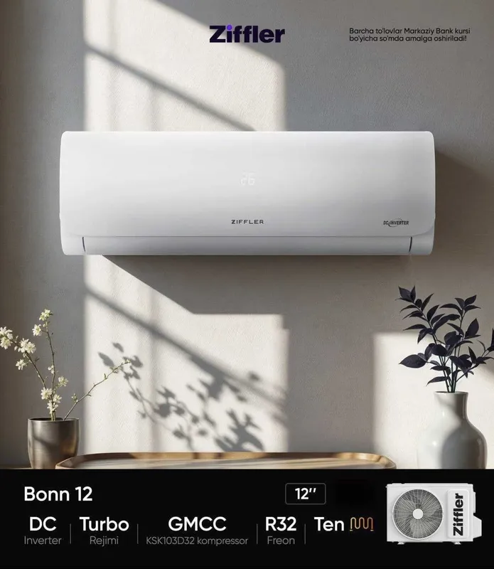 Кондиционер Ziffler 12 Inverter Доставка бесплатная