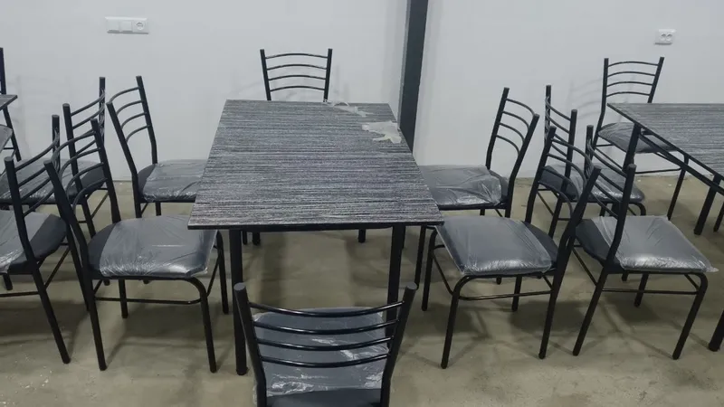 Kafe va uy uchun ideal temir stol-stul — sifatli, — фото 3