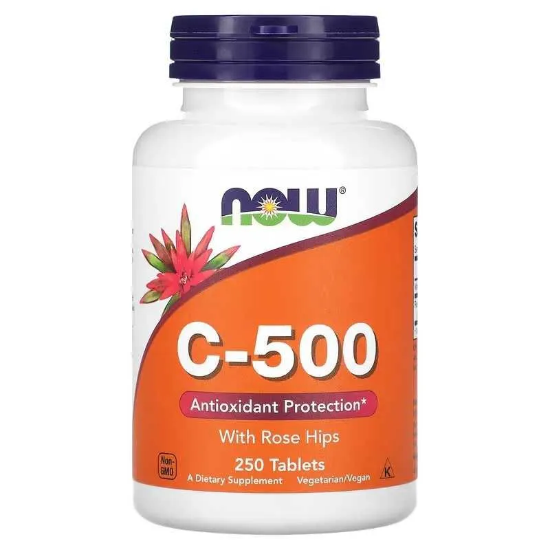 NOW Foods NOW C-500 C 500 Calcium Ascorbate C — фото 2