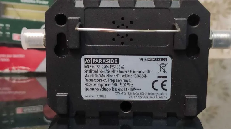 Parkside® satellite finder - прибор для настройки спутниковых антен — фото 5
