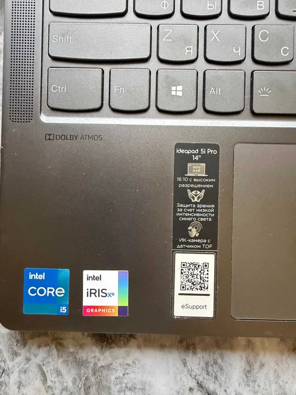 Lenovo IdeaPad 5 Pro 14ITL6 / 16 ГБ RAM / i5 / SSD 1 ТБ / экран 90 Гц 5