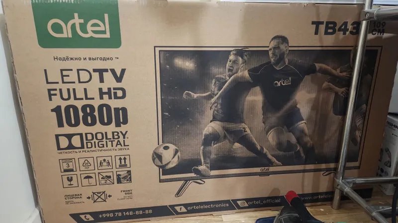 Artel televizor sotiladi 43 lik 109 sm