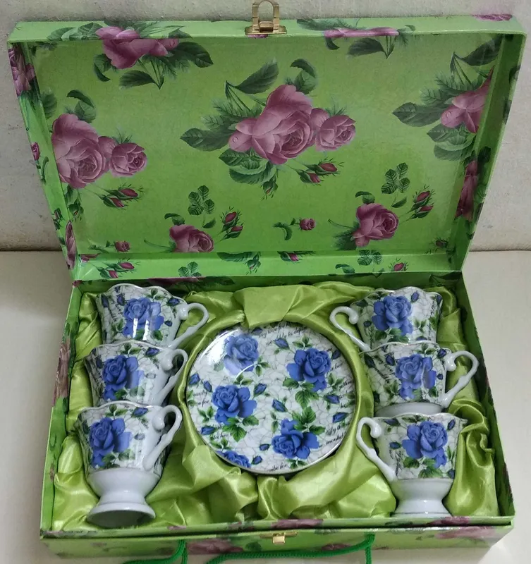 Новый кофейный фарфоровый сервиз FINE PORCELAIN (Япония) — фото 1