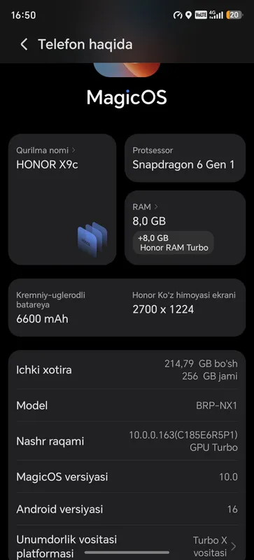 Honor X9c Honor X9c